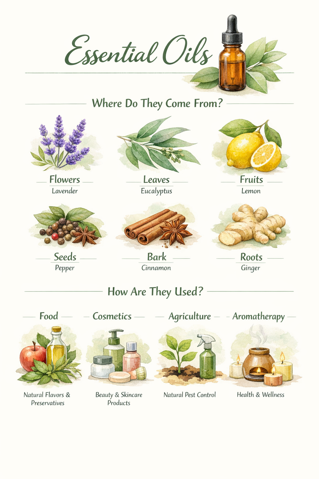 Essential Oils. What They’re Made Of, How to Use Them, and How to Extract Them
