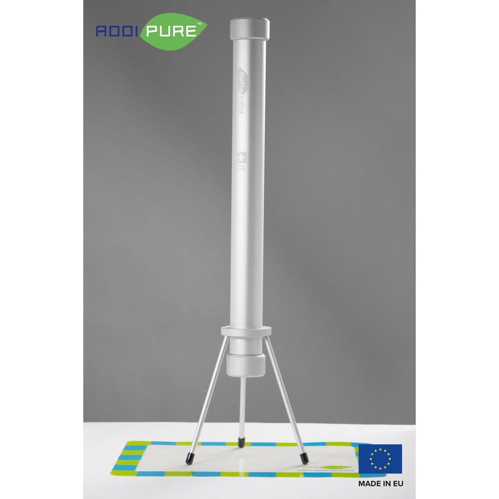 BHO Extractor ADDIPURE 240*50 (height-adjustable) for oil, BHO and DHO. Capacity 120 g. Aluminium, food grade anodised finish. 3-layer filter for maximum purity. Swiss quality.