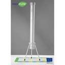 BHO Extractor ADDIPURE 240*50 (height-adjustable) for oil, BHO and DHO. Capacity 120 g. Aluminium, food grade anodised finish. 3-layer filter for maximum purity. Swiss quality.