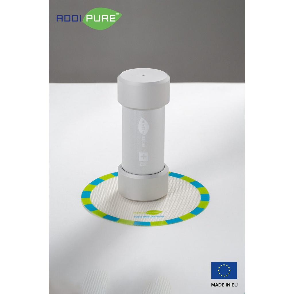BHO Extractor ADDIPURE 60*50 (non-height-adjustable) for oil, BHO and DHO. Capacity 20 g. Aluminium, food grade anodised finish. 3-layer filter for maximum purity. Swiss quality.