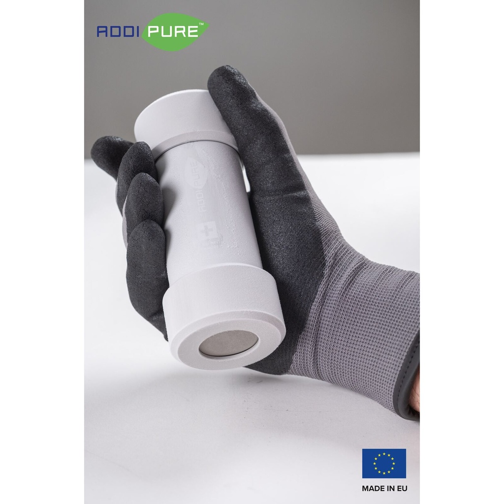 BHO Extractor ADDIPURE 60*50 (non-height-adjustable) for oil, BHO and DHO. Capacity 20 g. Aluminium, food grade anodised finish. 3-layer filter for maximum purity. Swiss quality.