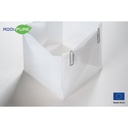 ADDIPURE Virgin PTFE Sheet, non-stick coated, folded. Dimension: 100 x 100 x 100 mm. Flexible, multifunctional. DME and n-Butane resistant. Ideal for oil, BHO and DHO extraction.