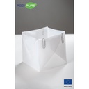 ADDIPURE Virgin PTFE Sheet, non-stick coated, folded. Dimension: 100 x 100 x 100 mm. Flexible, multifunctional. DME and n-Butane resistant. Ideal for oil, BHO and DHO extraction.
