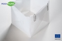 ADDIPURE Virgin PTFE Sheet, non-stick coated, folded. Dimension: 100 x 100 x 100 mm. Flexible, multifunctional. DME and n-Butane resistant. Ideal for oil, BHO and DHO extraction.