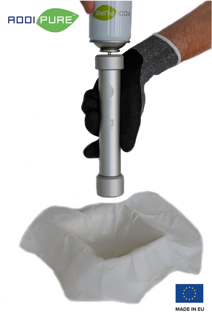 ADDIPURE Virgin PTFE Sheet, non-stick coated, unfolded. Dimension: 300 x 300 x 0.1 mm. Flexible, multifunctional. DME and n-Butane resistant. Ideal for oil, BHO and DHO extraction.