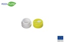 ADDIPURE Silicone jar, 3 ml, green, round. Packaging for natural products. Food grade quality. Leak-proofness.