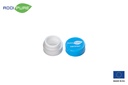 ADDIPURE Silicone jar, 3 ml, blue, round. Packaging for natural products. Food grade quality. Leak-proofness.