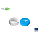ADDIPURE Silicone jar, 11 ml, blue, round. Packaging for natural products. Food grade quality. Leak-proofness.