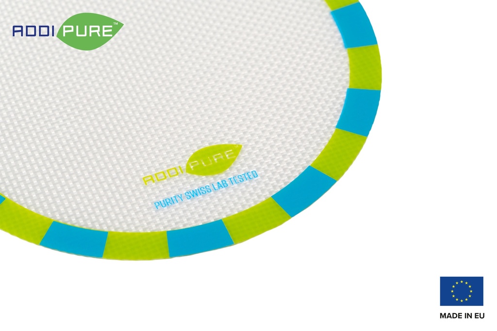 Fiberglass dabbing mat, round