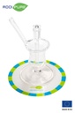 Fiberglass dabbing mat, round