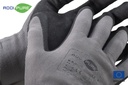 ADDIPURE Thermal gloves for BHO extraction, velcro. Grey/black, size XL. Cold-resistant, anti-slip, breathable, seamless.