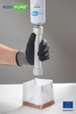 ADDIPURE Thermal gloves for BHO extraction, velcro. Grey/black, size XL. Cold-resistant, anti-slip, breathable, seamless.
