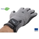 ADDIPURE Thermal gloves for BHO extraction, velcro. Grey/black, size XL. Cold-resistant, anti-slip, breathable, seamless.