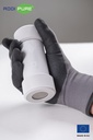 ADDIPURE Thermal gloves for BHO extraction, velcro. Grey/black, size XL. Cold-resistant, anti-slip, breathable, seamless.
