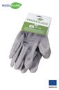 ADDIPURE Garden gloves for BHO extraction. Grey, size XL. Non-slip grip, light fitting, maximum dexterity, non-seamless, breathable, versatile.