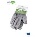 ADDIPURE Garden gloves for BHO extraction. Grey, size XL. Non-slip grip, light fitting, maximum dexterity, non-seamless, breathable, versatile.