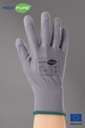ADDIPURE Garden gloves for BHO extraction. Grey, size XL. Non-slip grip, light fitting, maximum dexterity, non-seamless, breathable, versatile.