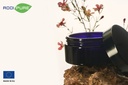 ADDIPURE UV ultraviolet glass jar, 5 ml, black lid, round. Packaging for natural products. Maximum light protection for natural plant products.