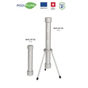 BHO Extractor ADDIPURE 35*35 (non-height-adjustable) for oil, BHO and DHO. Capacity 15 g. Aluminium, food grade anodised finish. 3-layer filter for maximum purity. Swiss quality.