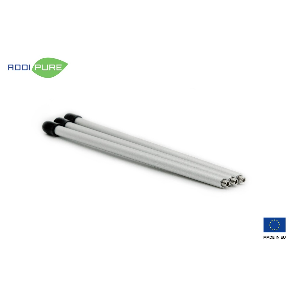 BHO Extractor ADDIPURE 120*50 (height-adjustable) for oil, BHO and DHO. Capacity 60 g. Aluminium, food grade anodised finish. 3-layer filter for maximum purity. Swiss quality.