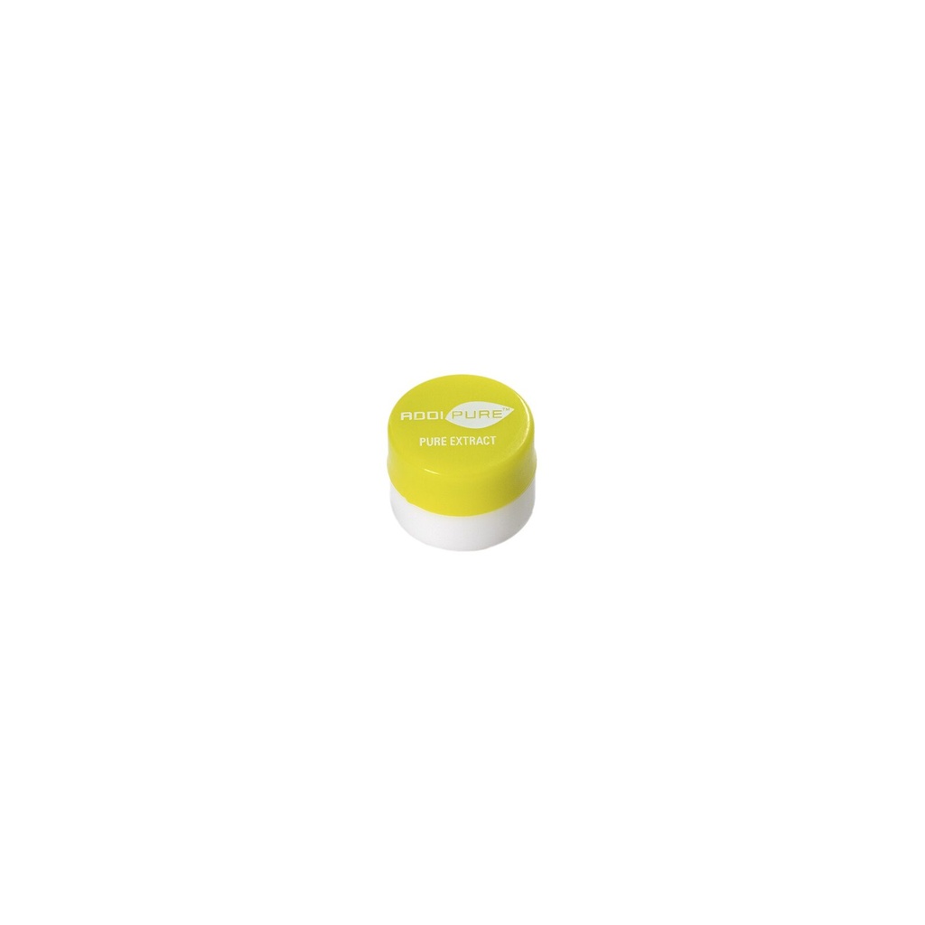 ADDIPURE Silicone jar, 3 ml, green, round. Packaging for natural products. Food grade quality. Leak-proofness.