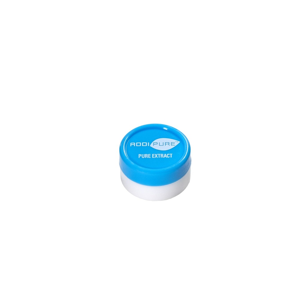 ADDIPURE Silicone jar, 5 ml, blue, round. Packaging for natural products. Food grade quality. Leak-proofness.