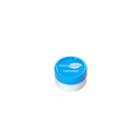 ADDIPURE Silicone jar, 5 ml, blue, round. Packaging for natural products. Food grade quality. Leak-proofness.