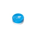 ADDIPURE siliconen potje, 11 ml, blauw, rond. Verpakking voor natuurlijke producten. Voedselveilig. Lekdichtheid.