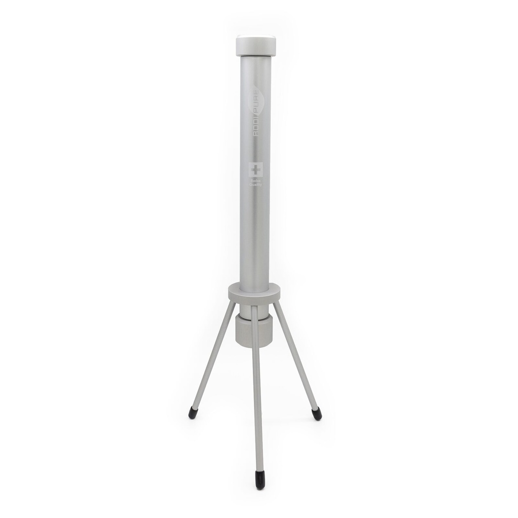 BHO Extractor ADDIPURE 60*35 (height-adjustable) for oil, BHO and DHO. Capacity 25 g. Aluminium, food grade anodised finish. 3-layer filter for maximum purity. Swiss quality.